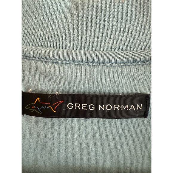 Greg Norman Men’s Striped Cotton Polo Short Sleeve size Large - Picture 4 of 7